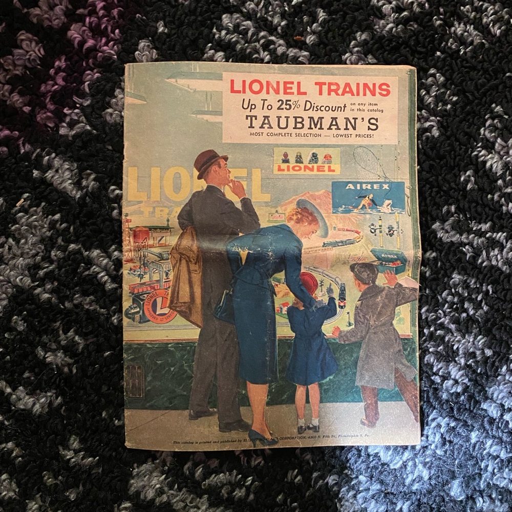 Vintage 1950s Lionel trains 23 page magazine brochure flyer original